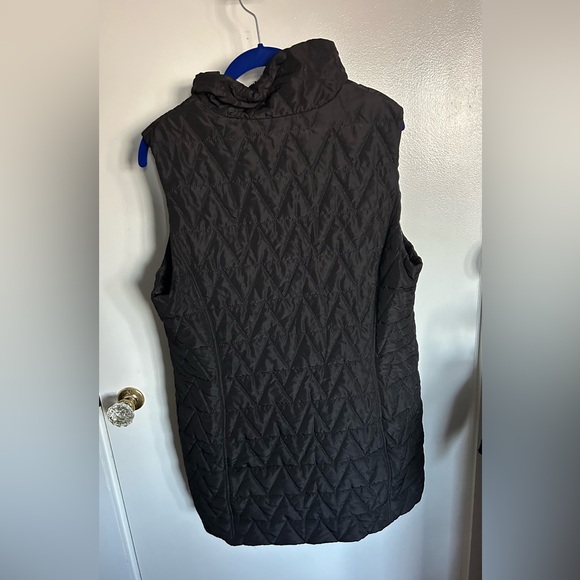 Christopher & Banks long thin puffer vest - Picture 3 of 4
